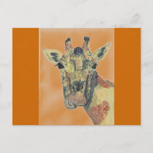 Postal Laughing Giraffe