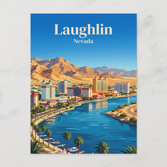 Postal Laughlin, Nevada (Anverso)