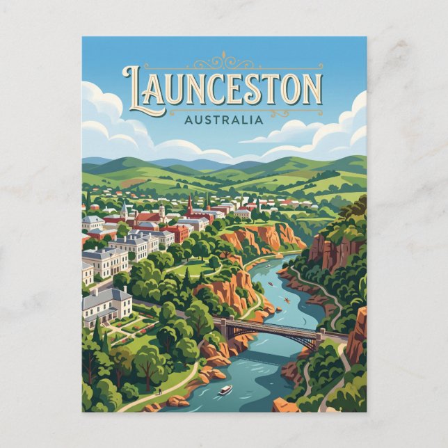 Postal Launceston Australia (Anverso)