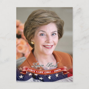 Postal Laura Bush, Primera Dama de los Estados Unidos