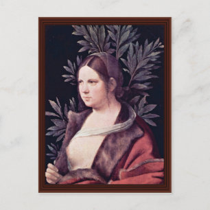 Postal Laura (Retrato de una joven) de Giorgione