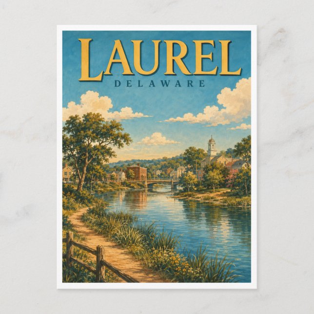 Postal Laurel Delaware Broad Creek GeoSaga (Anverso)