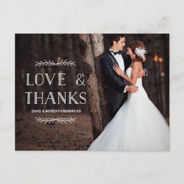 Postal Laurel Whimsy | Foto Gracias (Anverso)