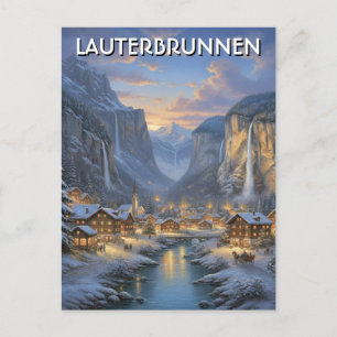 Postal Lauterbrunnen Suiza Viajes