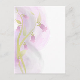 Postal Lavado de color rosa pálido