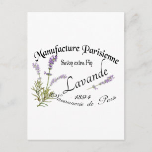 Postal Lavanda de época