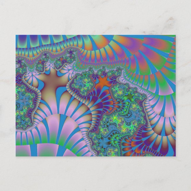 Postal Lavanda y Melaza Verde (Anverso)