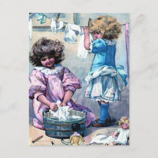 Postal Lavandería Doing Doll