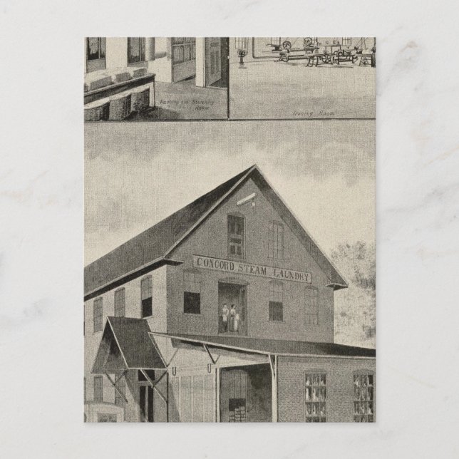 Postal Lavandería Toof, Concord, NH (Anverso)