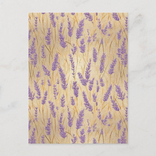 Postal Lavender Chiyogami (Anverso)