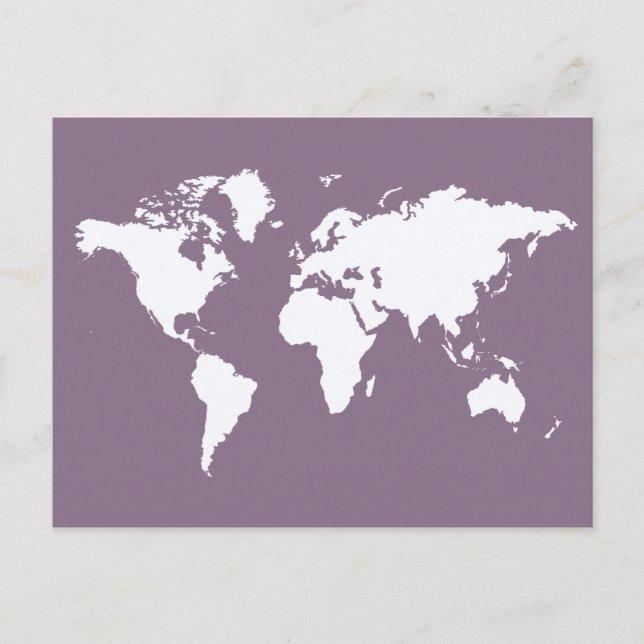 Postal Lavender Elegant World (Anverso)