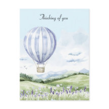 Lavender Stripes Balloon Floral Pensar en ti
