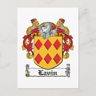 Postal Lavin Family Crest