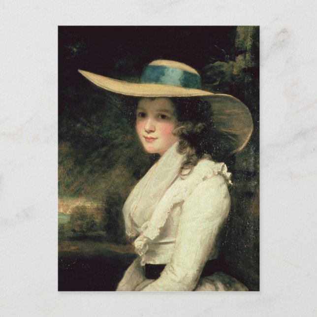 Postal Lavinia Bingham, 2ª Condesa Spencer 1785-6 (Anverso)