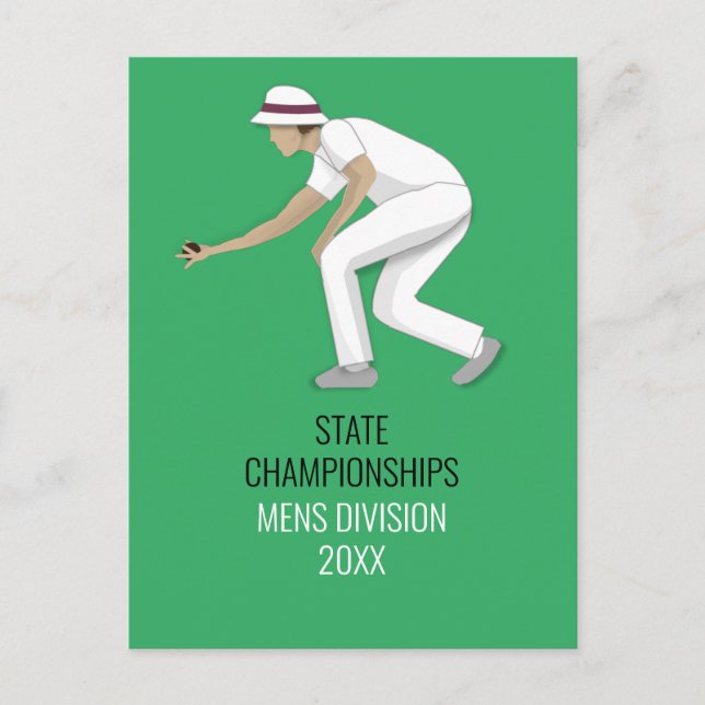 Postal Lawn Bowls (Anverso)