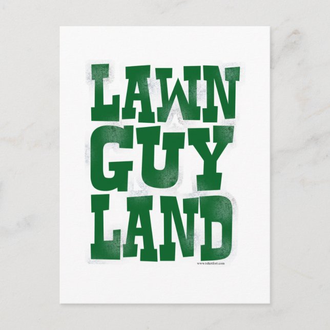 Postal Lawn Guy Land (Anverso)