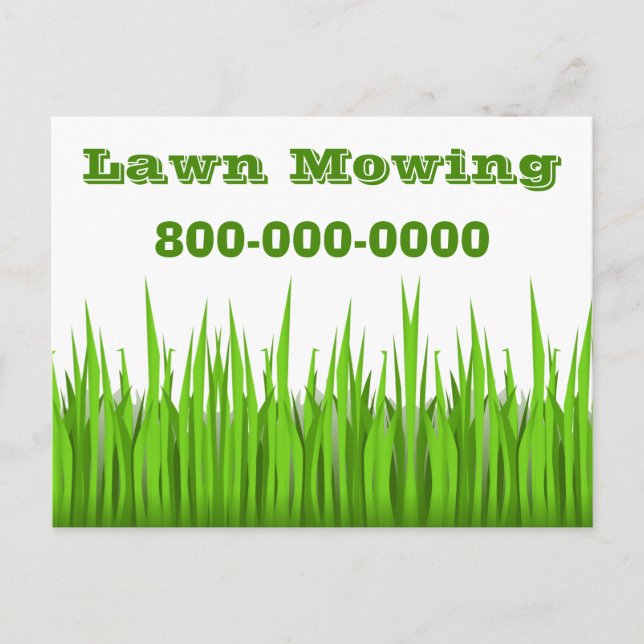 Postal Lawn Mowing Business (Anverso)