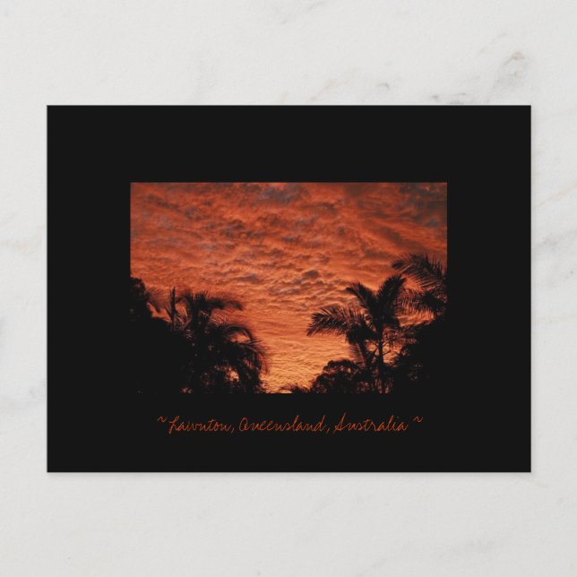 Postal Lawnton Sunset - Personalizado (Anverso)