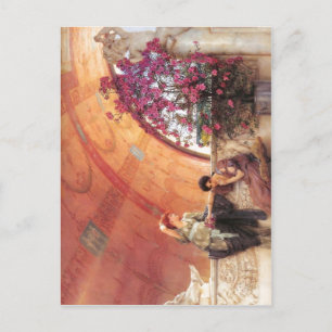 Postal Lawrence Alma-Tadema, rivales inconscientes Alm