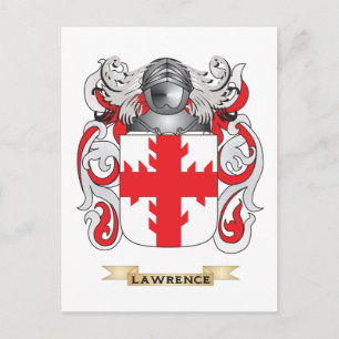 Postal Lawrence Coat of Arms (Family Crest)