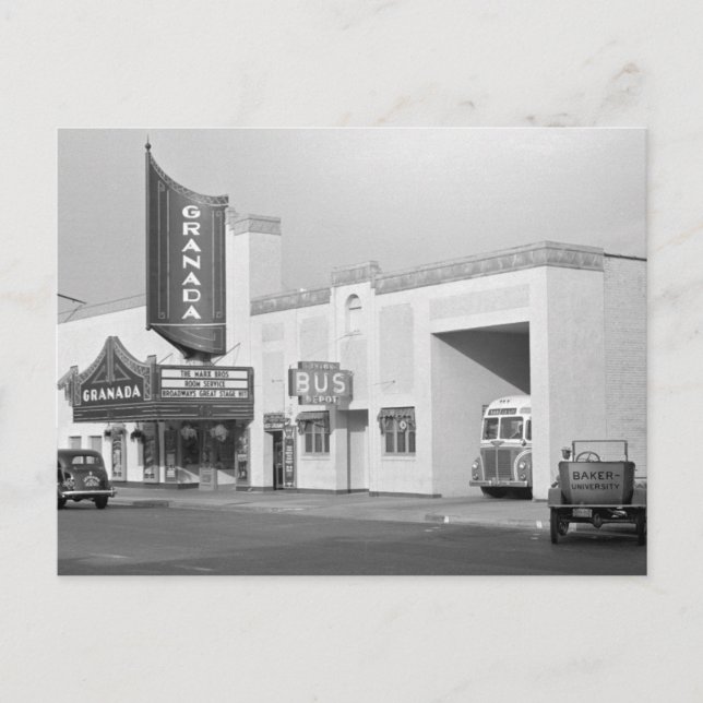 Postal Lawrence, Kansas, 1938 (Anverso)