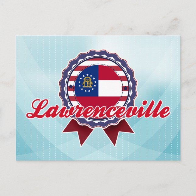 Postal Lawrenceville, GA (Anverso)