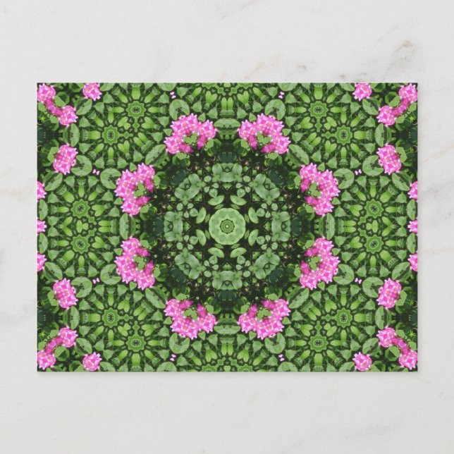 Postal Layered Pink Lotus Mandala (Anverso)