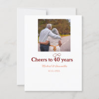 Lazo marrón aplaude 40 años de aniversario de boda