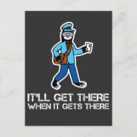 Lazy Sloth Funny Rural Mailman Mail Carrier