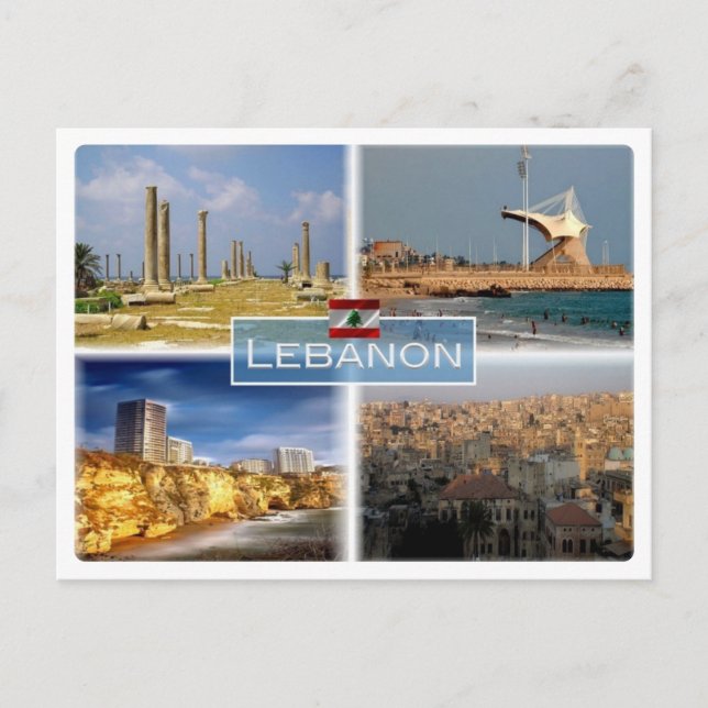 Postal LB Líbano - Beirut - (Anverso)