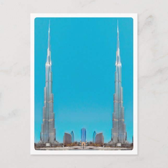 Postal ldp BURJ KHALIFA - Dubai - (Anverso)