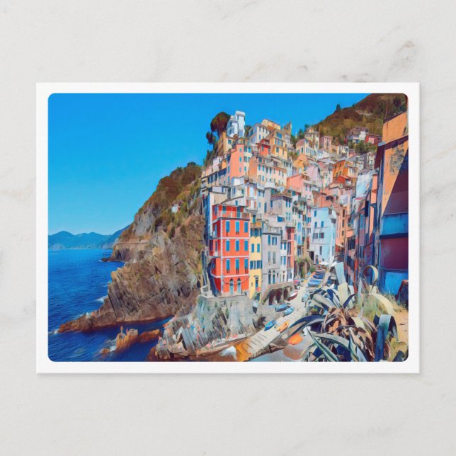 Postal ldp RIOMAGGIORE - Cinque Terre - (Anverso)