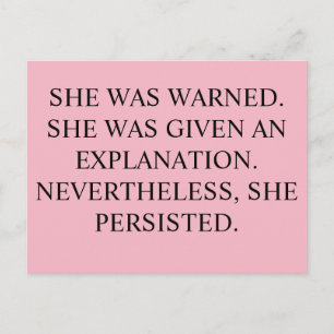 Postal Le Advirtieron, Postcard