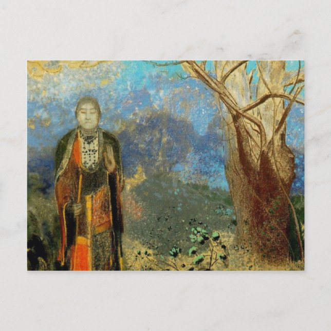 Postal Le Bouddha (Buda) (Anverso)