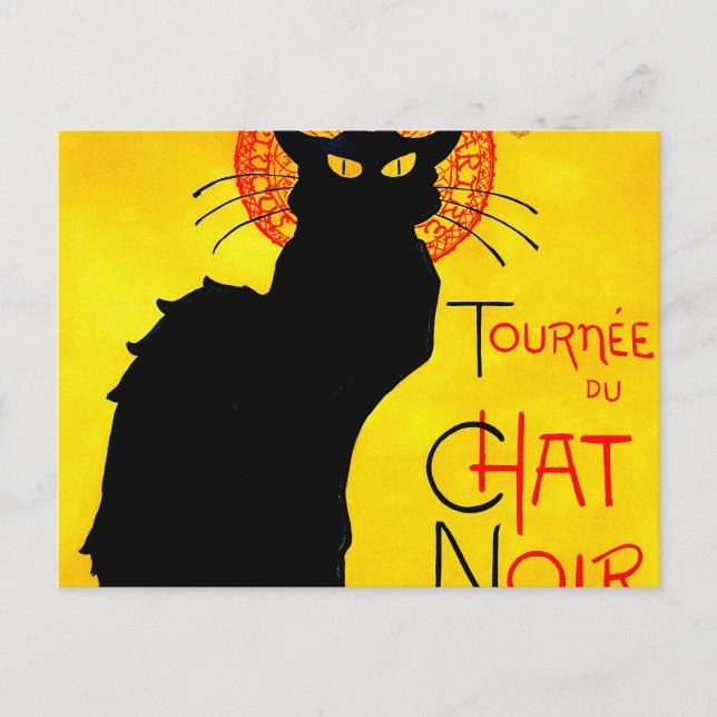 Postal Le Chat Noir Vintage (Anverso)