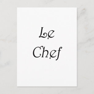 Postal Le Chef