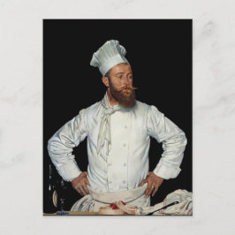 Postal Le Chef por Orpen Bella Artes