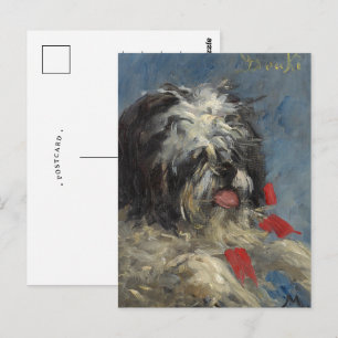 Postal Le Chien ‘Donki’   Édouard Manet