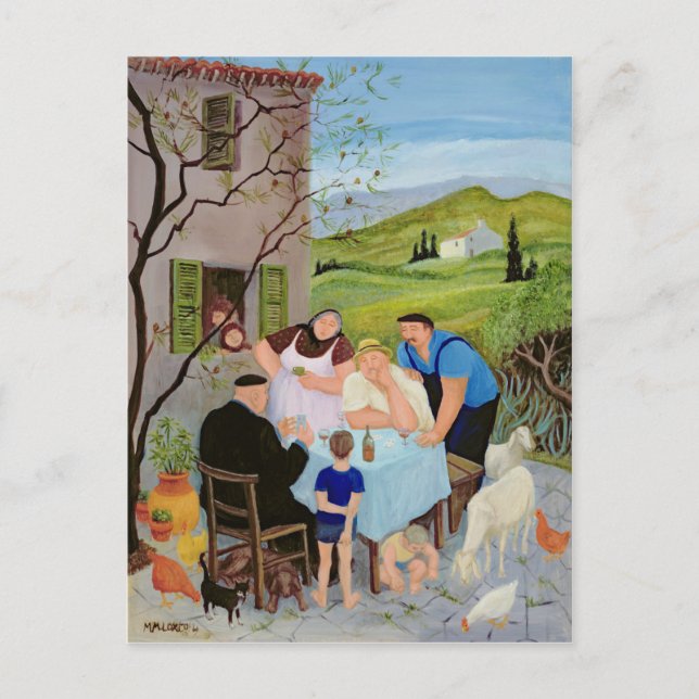 Postal Le Dimanche (Anverso)