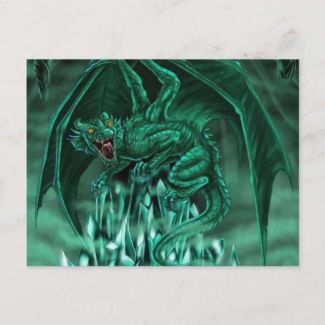 Postal Le dragon mena � ant - (Anverso)