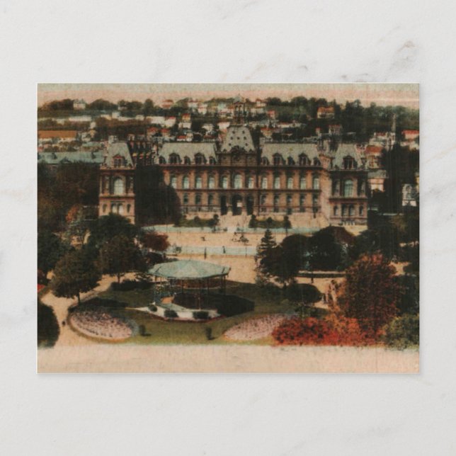 Postal Le Havre L'Hôtel de Ville Town Replica 1905 (Anverso)