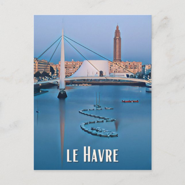 Postal Le Havre Photo Vintage  (Anverso)