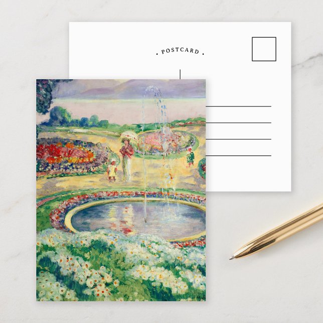 Postal Le Jardin Fleuri | Henri Lebasque (Subido por el creador)