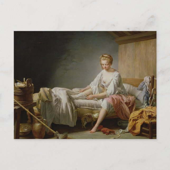 Postal Le Lever de Fanchon (Anverso)