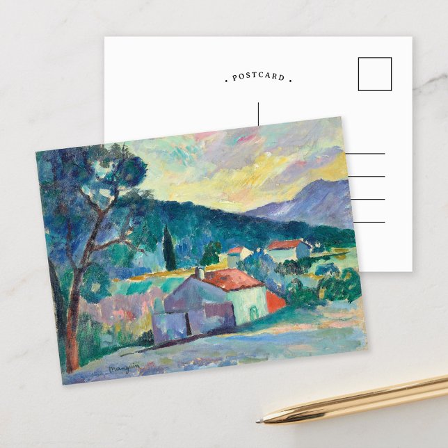 Postal Le Mas à Saint-Tropez | Henri Manguin (Subido por el creador)