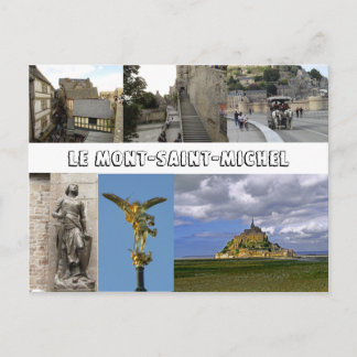 Postal Le Mont Saint Michael France