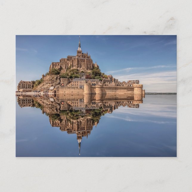 Postal Le Mont-Saint-Michel (Anverso)