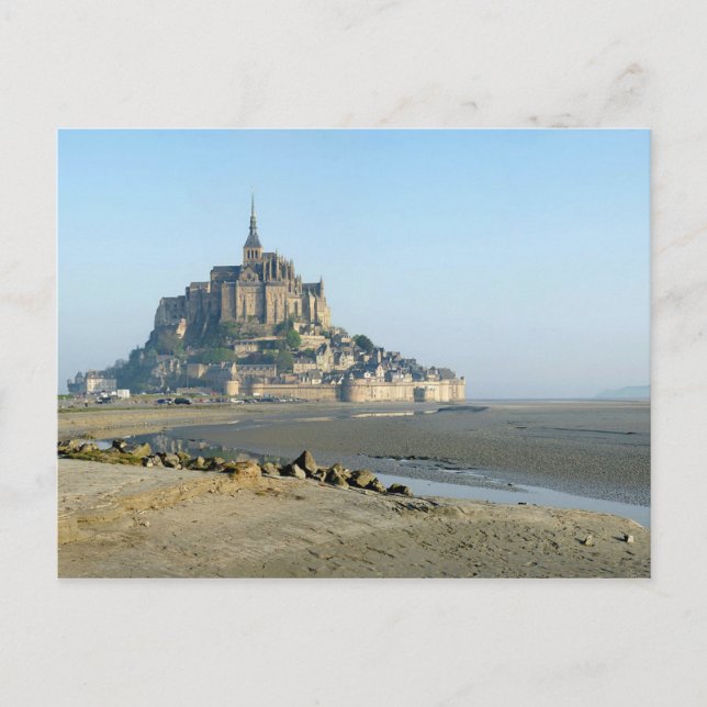 Postal Le Mont Saint-Michel (Normandía), Francia (Anverso)