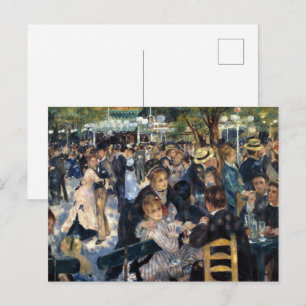 Postal Le Moulin de la Galette Renoir