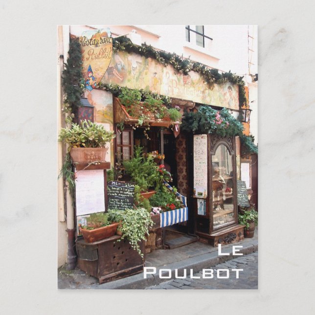 Postal Le Poulbot Postcard (Anverso)